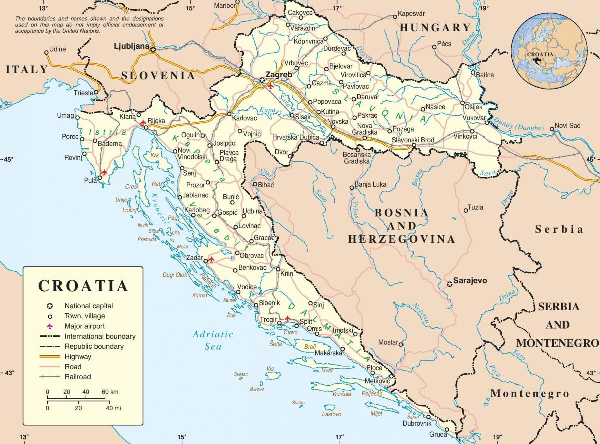 vožnja karta Hrvatske