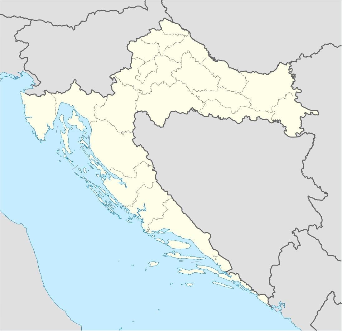 položaj Hrvatske na karti