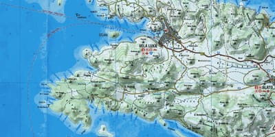 Karta korčula Hrvatska