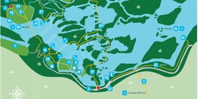 Nacionalni park krka Hrvatska karta