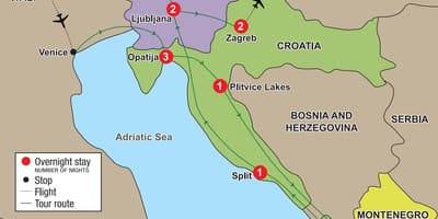 Karta opatije, Hrvatska