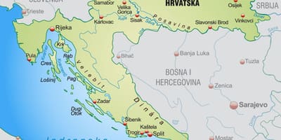 Sjeverna Hrvatska karta
