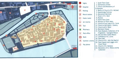 Hrvatska trogir karti